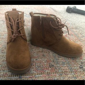 Wedge booties